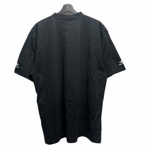 BALENCIAGA ロゴ刺繍Tシャツ S ブラック 802038 TMVA5
