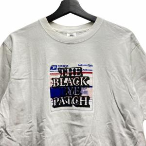 THE BLACK EYE PATCH USPS LABEL Tシャツ プリント 半袖 カットソー クルーネック ロゴ S 白 ホワイト BEPF18TE01