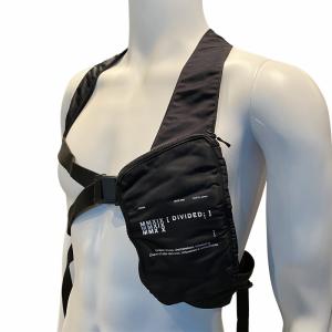 19AW ホールスターベスト ボディバッグ プリント 黒 ブラック