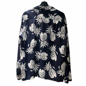 東洋エンタープライズ TOYO ENTERPRISE KAHANAMOKU パイナップル  オープンカラーシャツ M ブラック DK26793