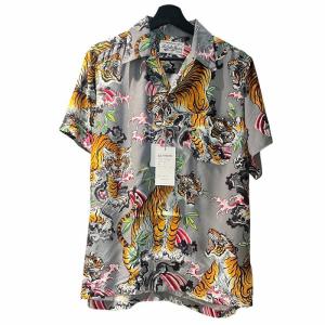 TIM LEHI / S/S HAWAIIAN SHIRTS タイガープリント