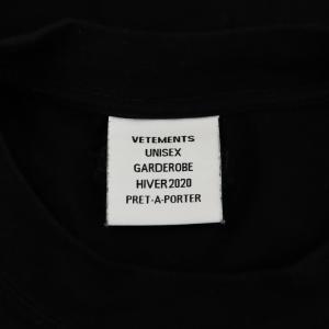 VETEMENTS 20SS Birthday Graphic Tee M ブラック