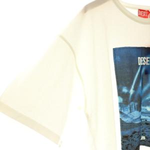 DIESEL 2024 A/WパッチワークプリントTシャツ カットソー 半袖 L 白 ホワイト /AT OS SH