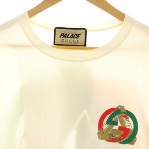 GUCCI ×PALACE 548334 xje1c Tシャツ M アイボリー