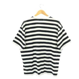 Graphpaper Border S/S Pocket Tee Tシャツ カットソー ボーダー 半袖 1 白 黒 ホワイト