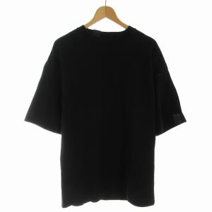 S/S T-SHIRT  Tシャツ カットソー プルオーバー クルーネック 半袖 36 S 黒 ブラック