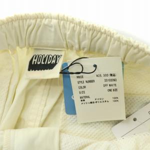 holiday 23SS SUPPLEX JOGGER ZIP PANTS ジョガージップパンツ ナイロン タック ジップフライ