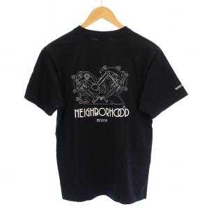 Tシャツ 半袖 クルーネック ロゴ バックプリント S 黒 ブラック /BB