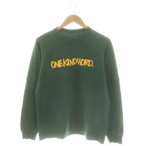 23SS クルーネックカットソー Tシャツ ロンT 長袖 ロゴ 2 緑 グリーン 黄色 イエロー 23-0467S
