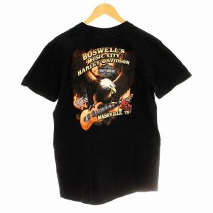 HARLEY DAVIDSON Tシャツ 5503 バックプリント 半袖 M 黒 ブラック /G