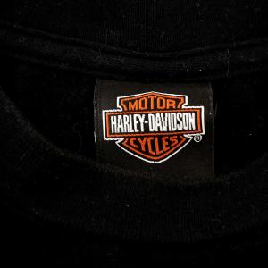 HARLEY DAVIDSON Tシャツ 5503 バックプリント 半袖 M 黒 ブラック /G