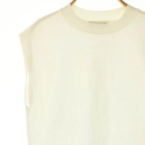 MACKINTOSH 23SS ノースリーブ カットソー プルオーバー LAppartement取り扱い 8 ホワイト /HK