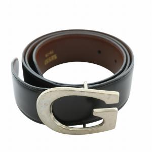 ベルト Gロゴ レザー 70-28 シルバーカラー 黒 ブラック 036-519-0956 /MW GY18