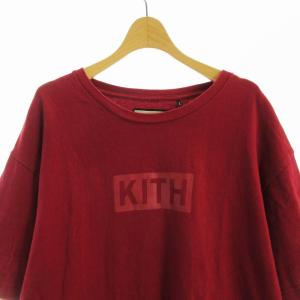 KITH NYC Tシャツ カットソー 半袖 大きいサイズ XXL 赤 レッド 140659 /EE