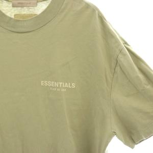 FOG ESSENTIALS ロゴ オーバーサイズ 半袖Tシャツ カットソー L  黄緑 イエローグリーン /SS OS