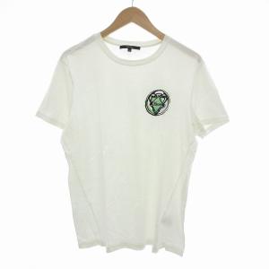 2007年製 Tシャツ 半袖 ロゴ刺しゅう XL ホワイト /UO AA