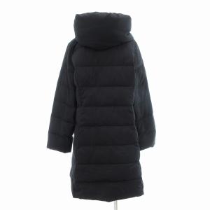 Ray Beams 美品 ダウンコート フード ミドル ハーフ丈 0 黒 ブラック /AE