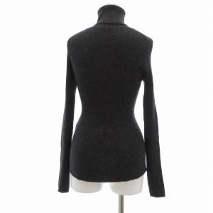 Theory セーター リブニット プルオーバー タートルネック 長袖 2 グレー /UO