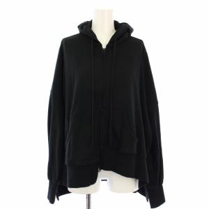 power of the WHITE shirt ASYMMETRIC ZIP-UP HOODIE パーカー