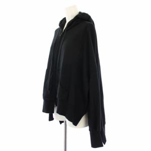 Yohji Yamamoto power of the WHITE shirt ASYMMETRIC ZIP-UP HOODIE パーカー