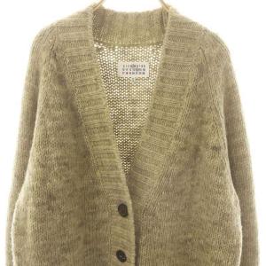 Maison Margiela 4 メゾンマルジェラ14 23AW ボタニカルダイアルパカ ウール ニットカーディガン