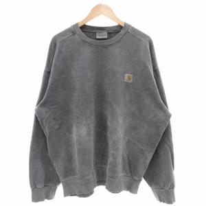 ダブリューアイピー WIP トレーナー スウェット プルオーバー 染め加工 ロゴパッチ ワンポイント ロゴ