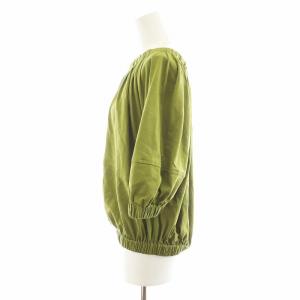 MARNI 22SS シャツ ブラウス 5分袖 バックリボン 40 カーキ THJE0252EO /AN48
