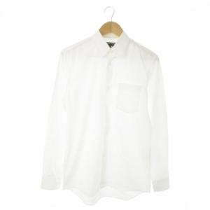 DZ-B511 シャツ 長袖 コットン 無地 S 白 ホワイト /AO17 GY04
