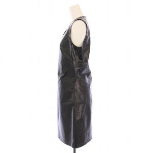 Maison Margiela 4 ワンピース フェイクレザー 40 ブラック