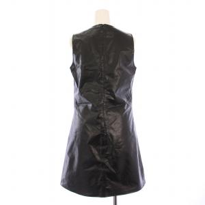 Maison Margiela 4 ワンピース フェイクレザー 40 ブラック