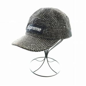 17AW Boucle Houndstooth Camp Cap ブラック