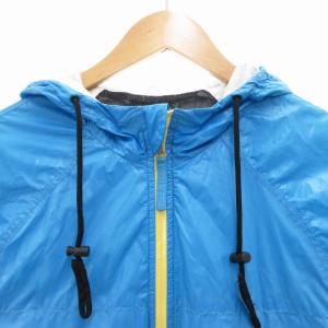 DUVETICA マウンテンパーカー ナイロンジャケット ジップアップ 裏メッシュ 48 水色 ライトブルー /GV