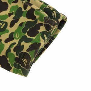 A BATHING APE スウェットパンツ ジョガー 迷彩 イージー ゴムウエスト L 緑 グリーン 001PTJ301008M