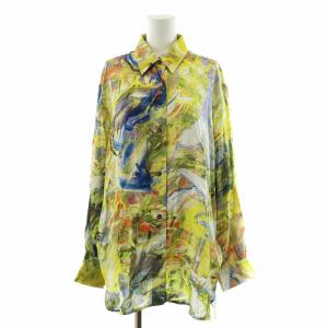 23SS シャツ ブラウス 長袖 オールオーバープリント 36 マルチカラー A10223 /KH PN