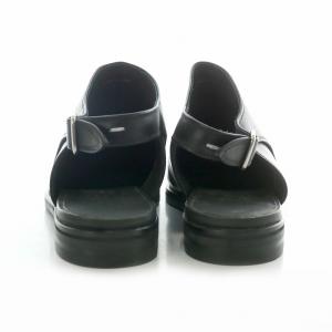 Martin Margiela 22 レザー サンダル スリッポン 43 ブラック