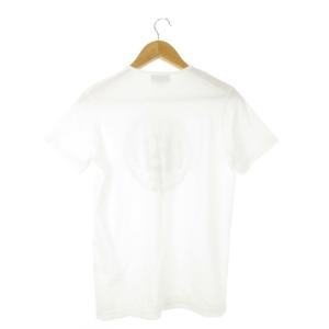 FENDI maglio Tシャツ クルーネック 丸首 半袖 プリント FFロゴ ズッカ 38 M 白 ホワイト /CK3