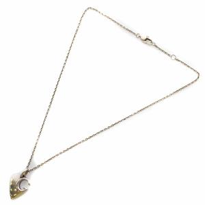 GUCCI Gロゴ インハート ネックレス ペンダント チェーン Ag925 SILVER シルバー /BB OH