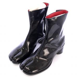 ブーツ エナメル Tabi 43 ブラック