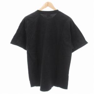 STUSSY Tシャツ 半袖 ロゴプリント L 黒 /JS GY12
