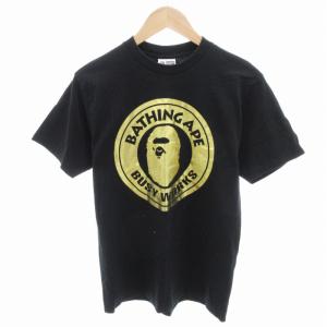BUSY WORKS Tシャツ ロゴ プリント 半袖 M 黒 ブラック /HO GY17