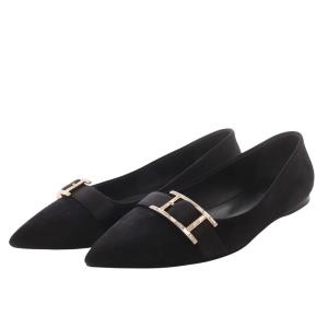 アピ ドゥース バレエシューズ スエード 36 ブラック