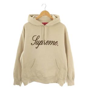 24AW Embroidered Script Hooded Sweatshirt