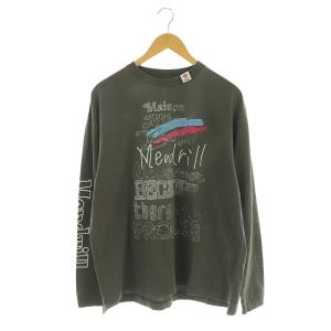 Mendrill X GS. Distressed L/S Tee 44 ブラック