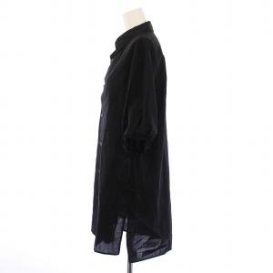 Y's ヨウジヤマモト CELLULOSE VIYELLA FRONT TUCKED BLOUSE セルロースビエラフロントタックブラウス