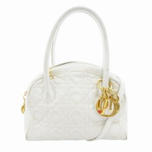 ハンドバッグ 2WAY キルティング レザー ホワイト
