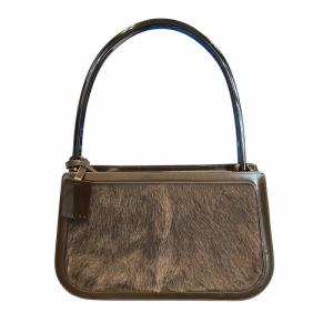 ハンドバッグ プラハンドル ダークブラウン MA00/2