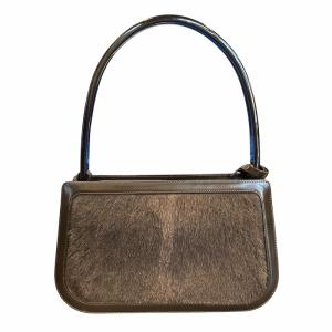 CELINE ハンドバッグ プラハンドル ダークブラウン MA00/2