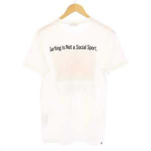 HYSTERIC GLAMOUR BUNKER 77 Tシャツ カットソー 半袖 プリント M ホワイト 0263CT21 /KH