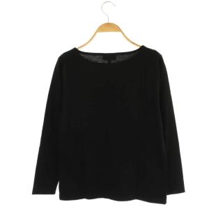 agnes b. タグ付き ハート 長袖 カットソー Tシャツ ロンT コットン 1 黒 /NR OS