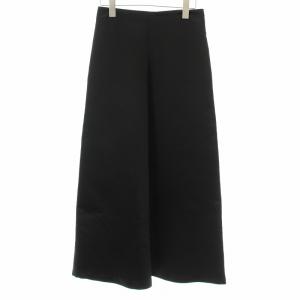 AD2008 08AW Bad Taste期 フレアスカート ロング マキシ サテン S 黒 ブラック